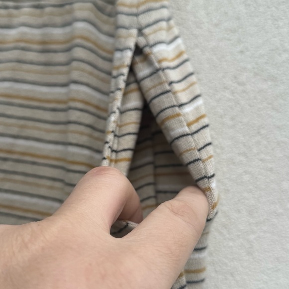 prAna Jasmine Maxi Hi-Low Skirt XL Stone Stripe - Picture 6 of 8